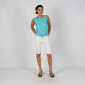 Cream Y2K Denim Shorts (S)