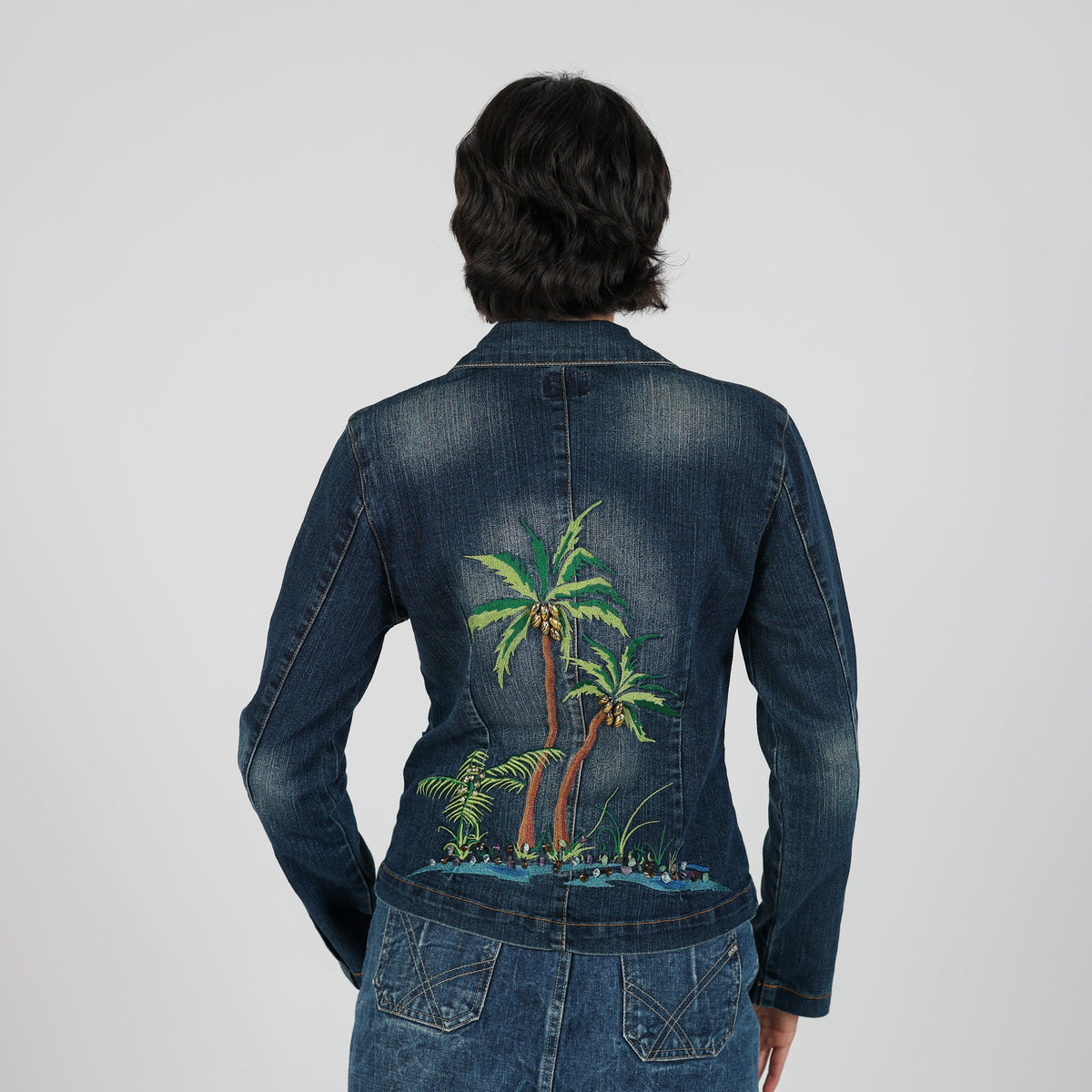 Blue Y2K XFN Denim Jacket (S)