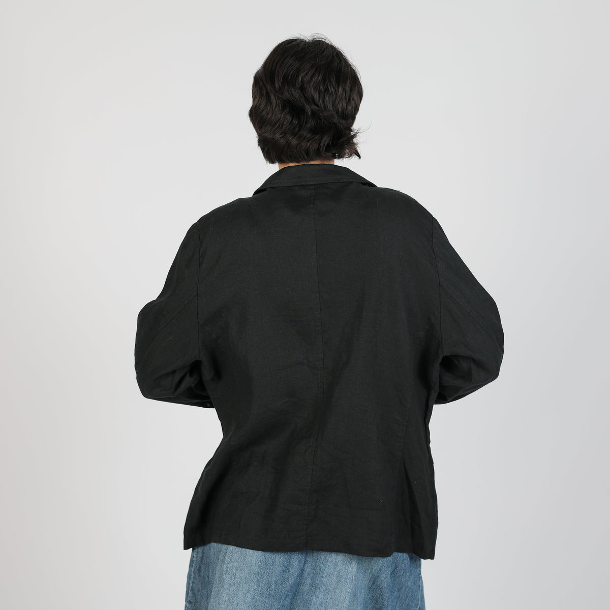 Black Y2K Made in Italy Blazer (L)