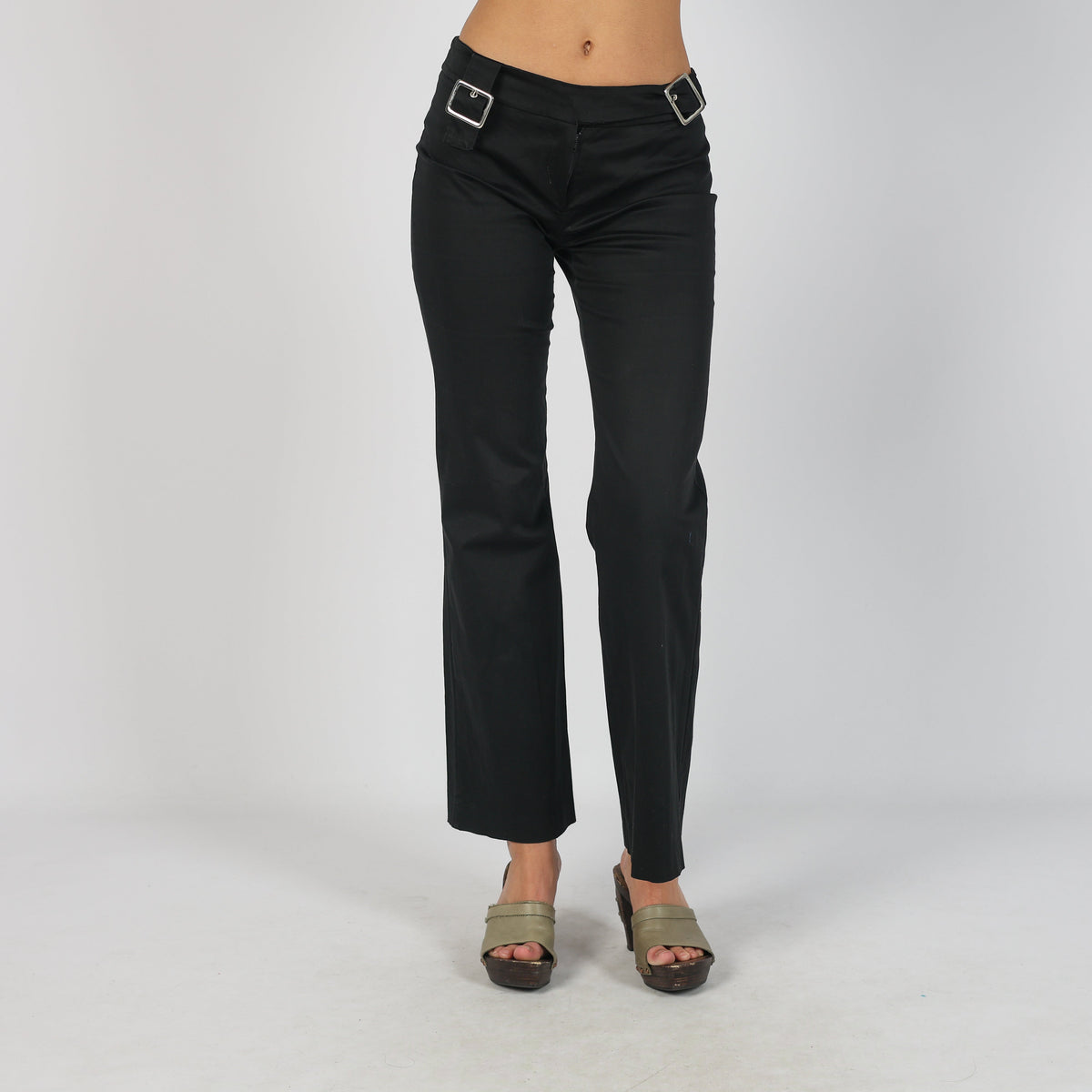 Black Y2K Blasting Woven Trousers (S)
