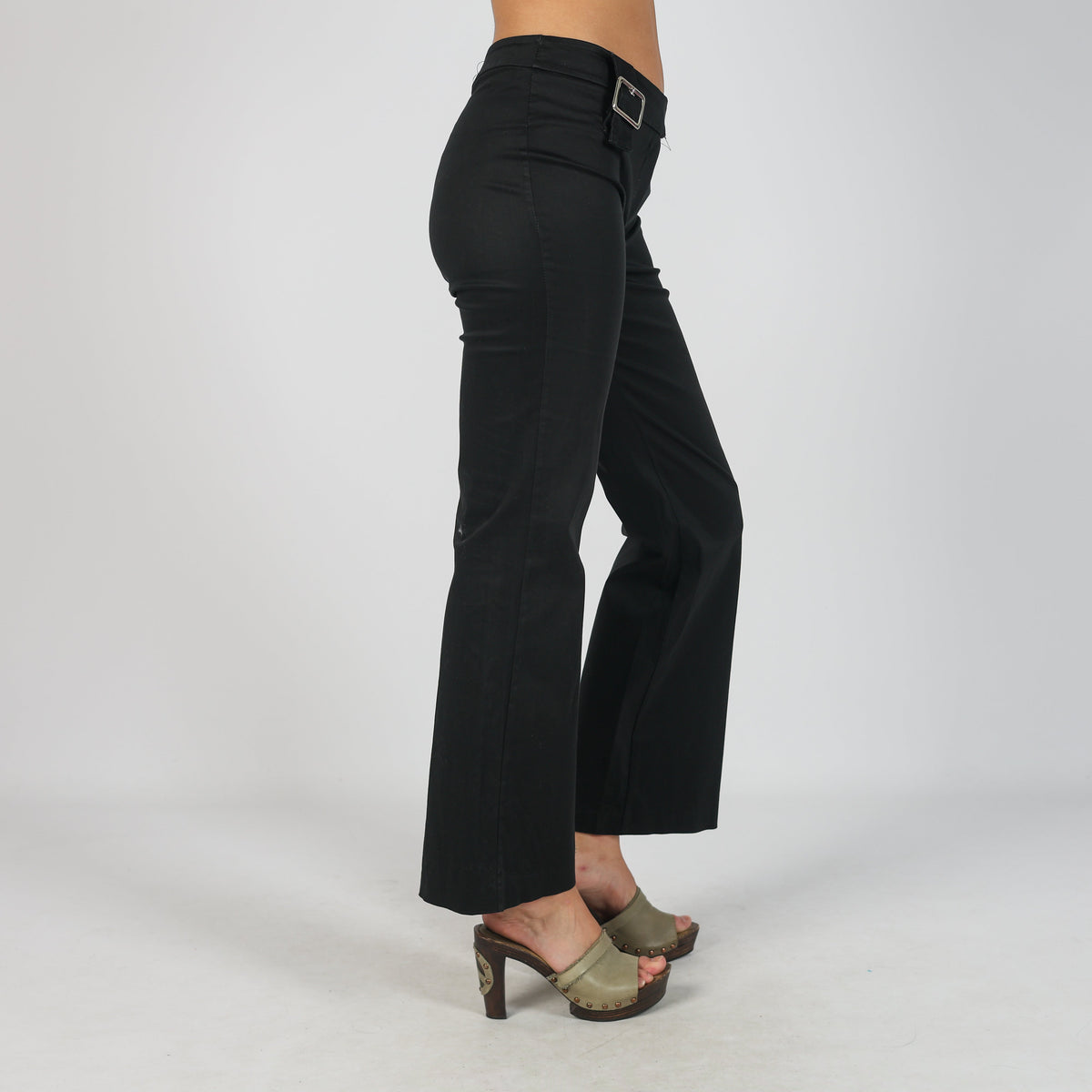 Black Y2K Blasting Woven Trousers (S)