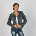 Blue Y2K Denim Jacket (S)