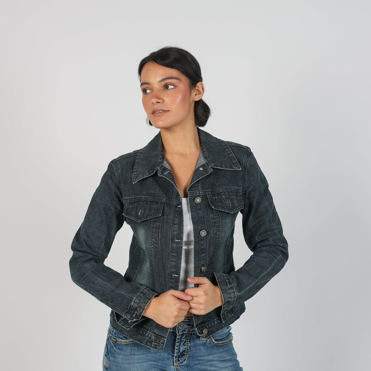 Blue Y2K Denim Jacket (S)