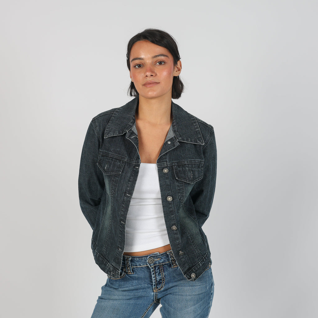 Blue Y2K Denim Jacket (S)