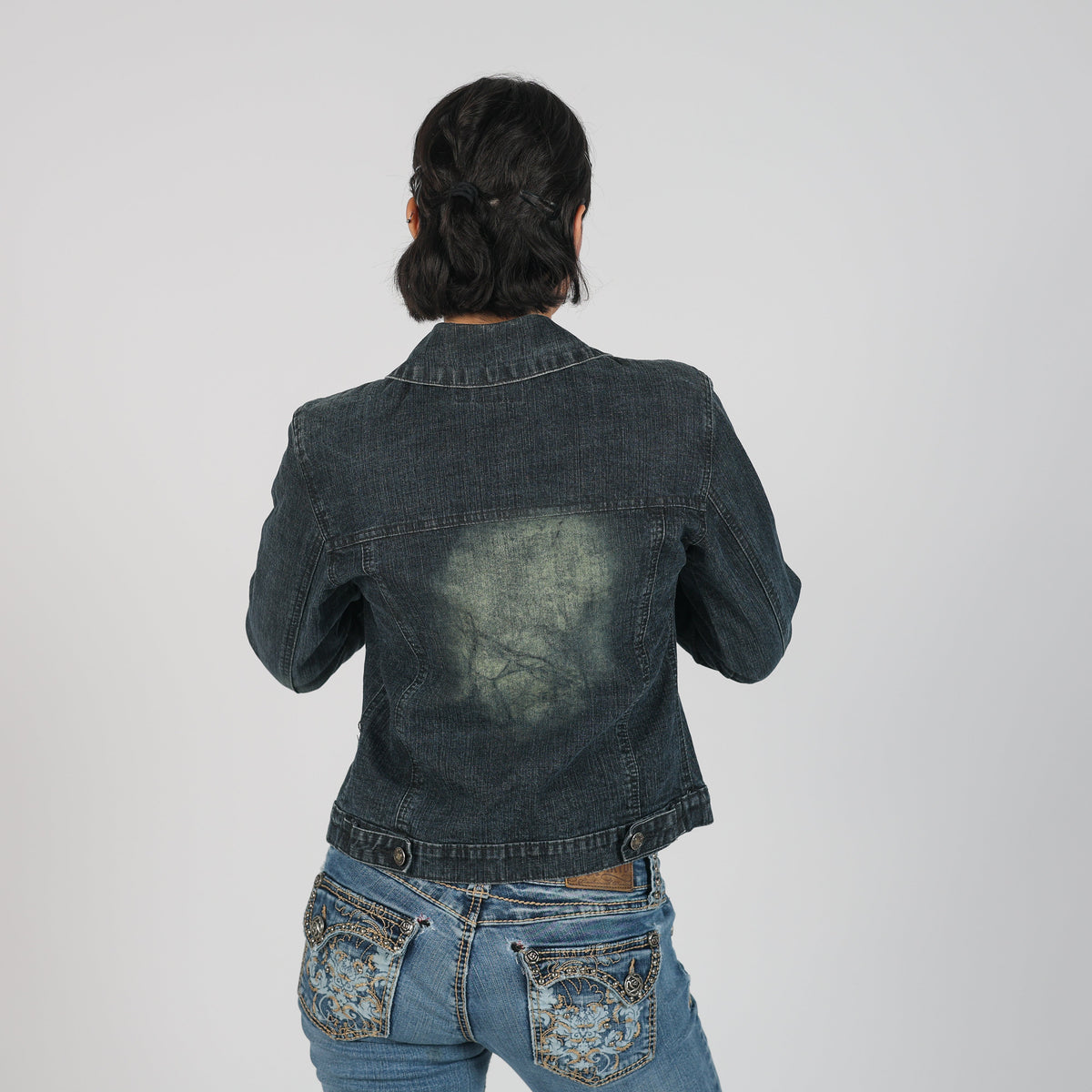 Blue Y2K Denim Jacket (S)