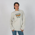 Light Grey Y2K Wrangler Long Sleeve Top (L)