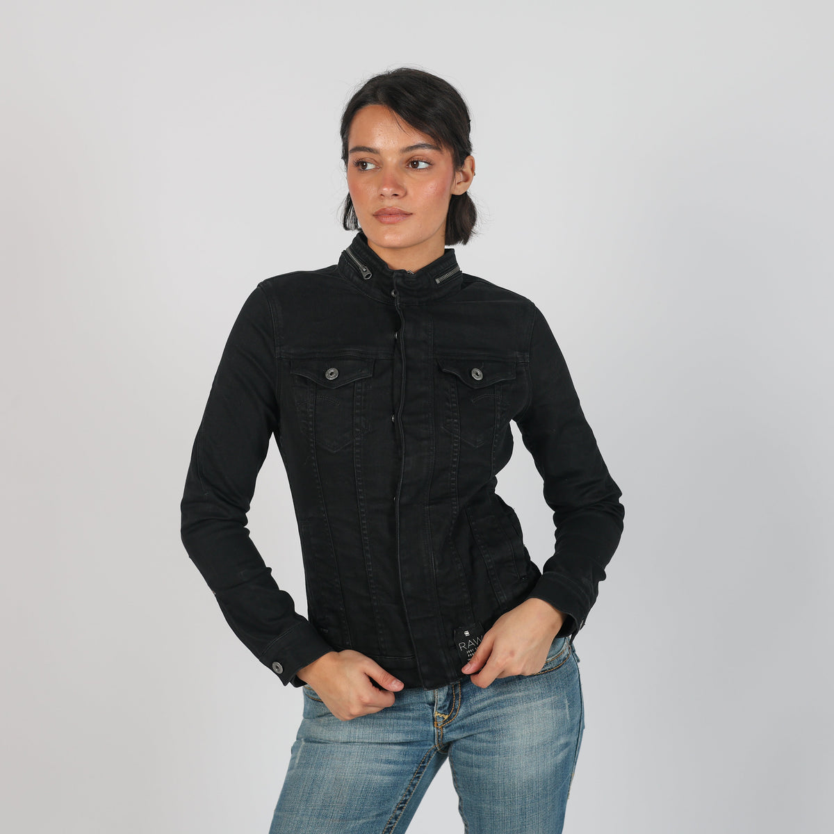 Black Y2K G-Star Light jacket (XS)