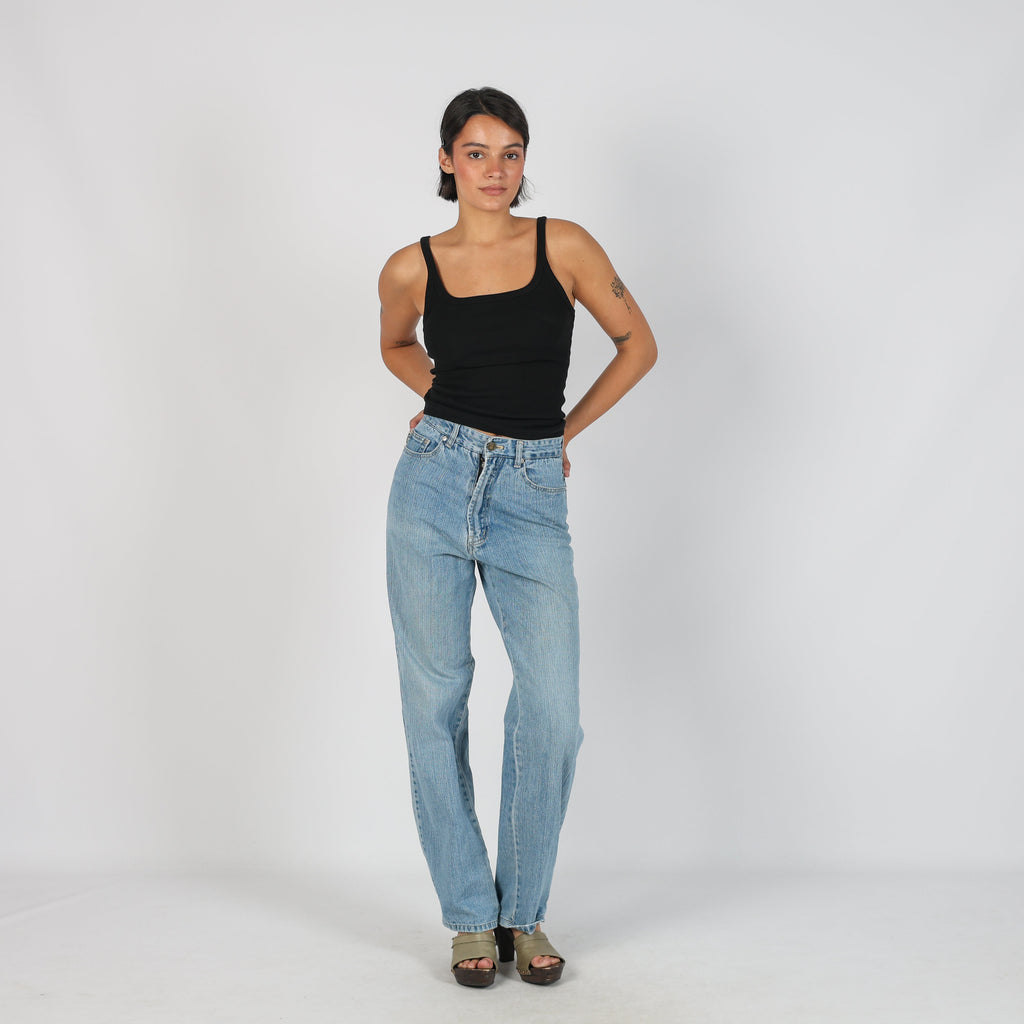 Light Blue Y2K Mom Jeans (XS)