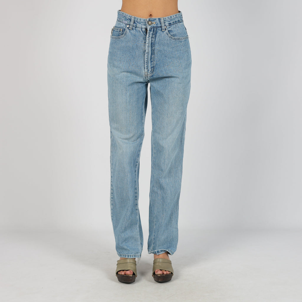 Light Blue Y2K Mom Jeans (XS)