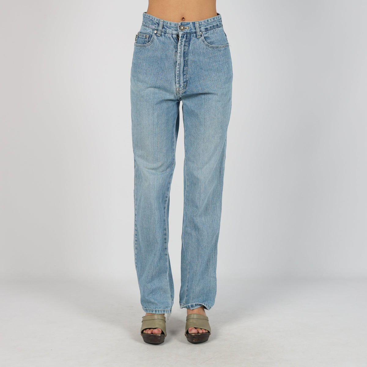Light Blue Y2K Mom Jeans (XS)