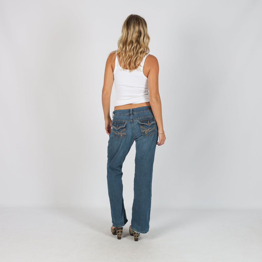 Blue Y2K Straight Jeans l.e.i. (S)