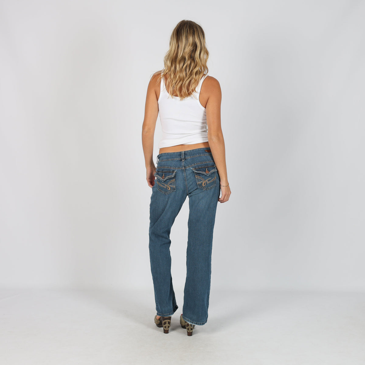 Blue Y2K Straight Jeans l.e.i. (S)