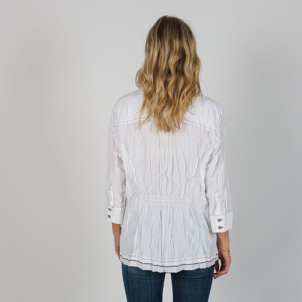 White Y2K Bonita Shirt (L)