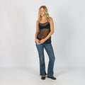 Blue Y2K Flare Jeans (XS)
