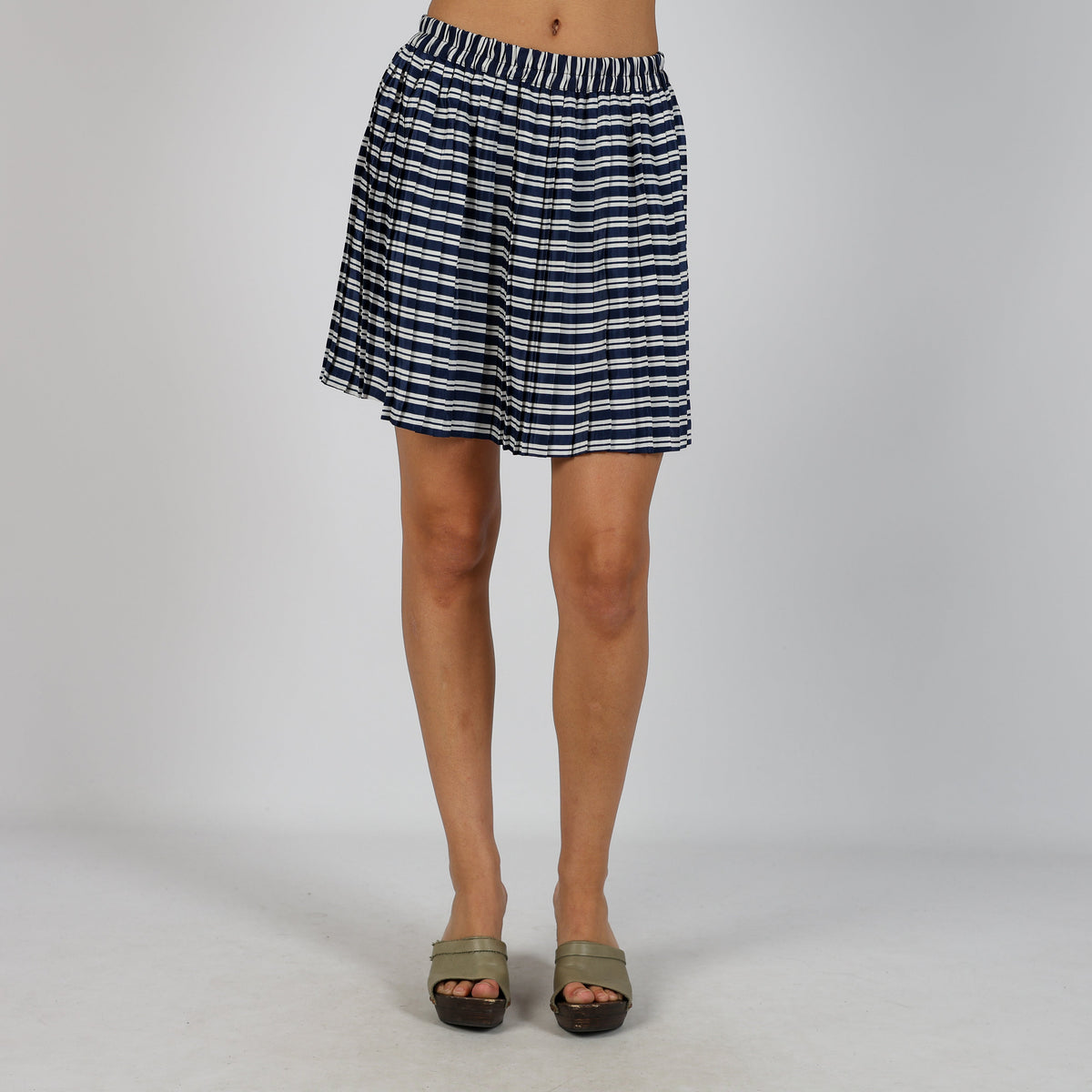 Blue Y2K Woven Mini Skirt (XS)
