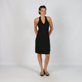 Black Y2K Pimkie Woven Midi Dress (S)