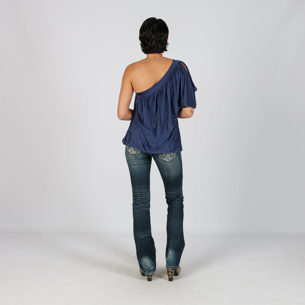 Blue Y2K L'Aidol Jeans Bootcut Jeans (S)