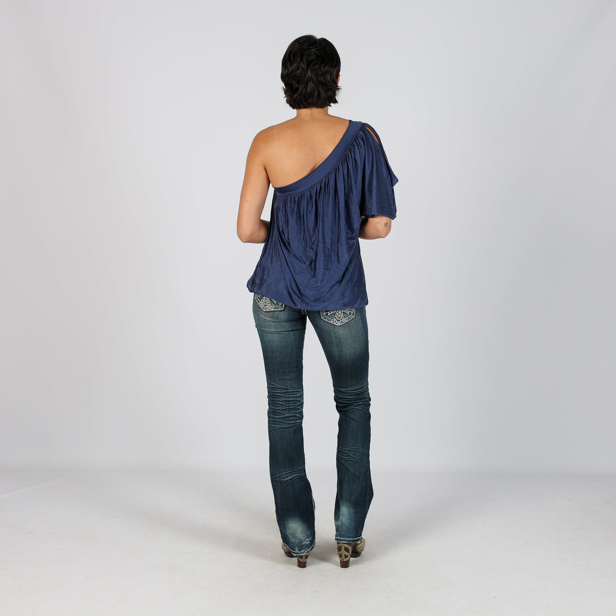 Blue Y2K L'Aidol Jeans Bootcut Jeans (S)
