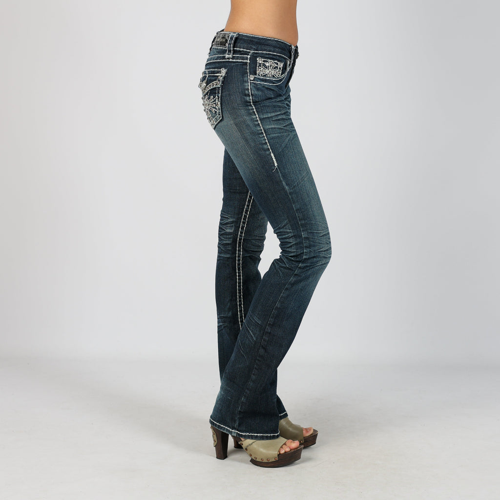 Blue Y2K L'Aidol Jeans Bootcut Jeans (S)