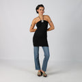Black Y2K Artigli Woven Mini Dress (S)