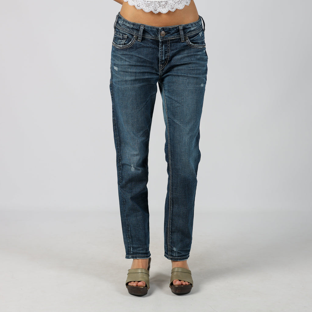 Blue Y2K Silver Bootcut Jeans (M)