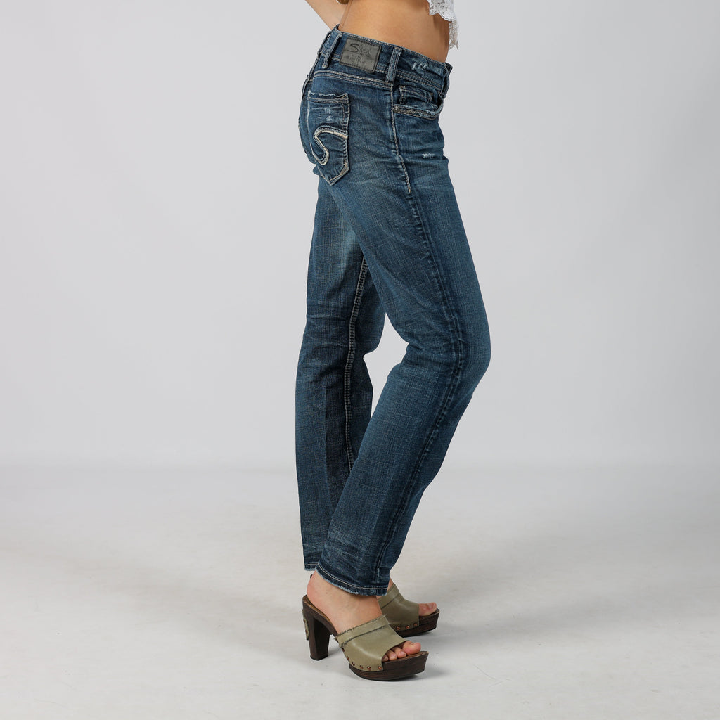 Blue Y2K Silver Bootcut Jeans (M)