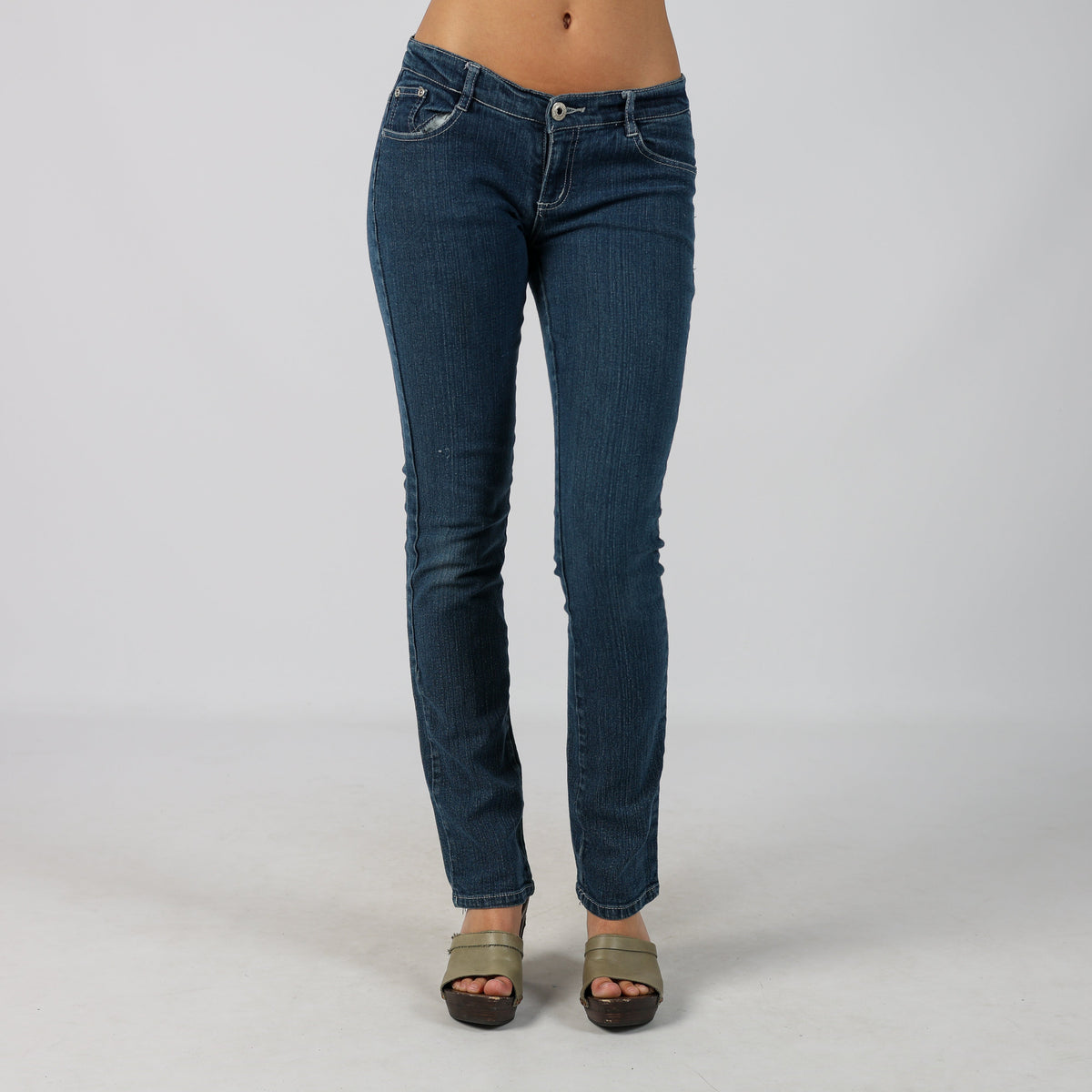 Blue Y2K Yom Yom Bootcut Jeans (M)