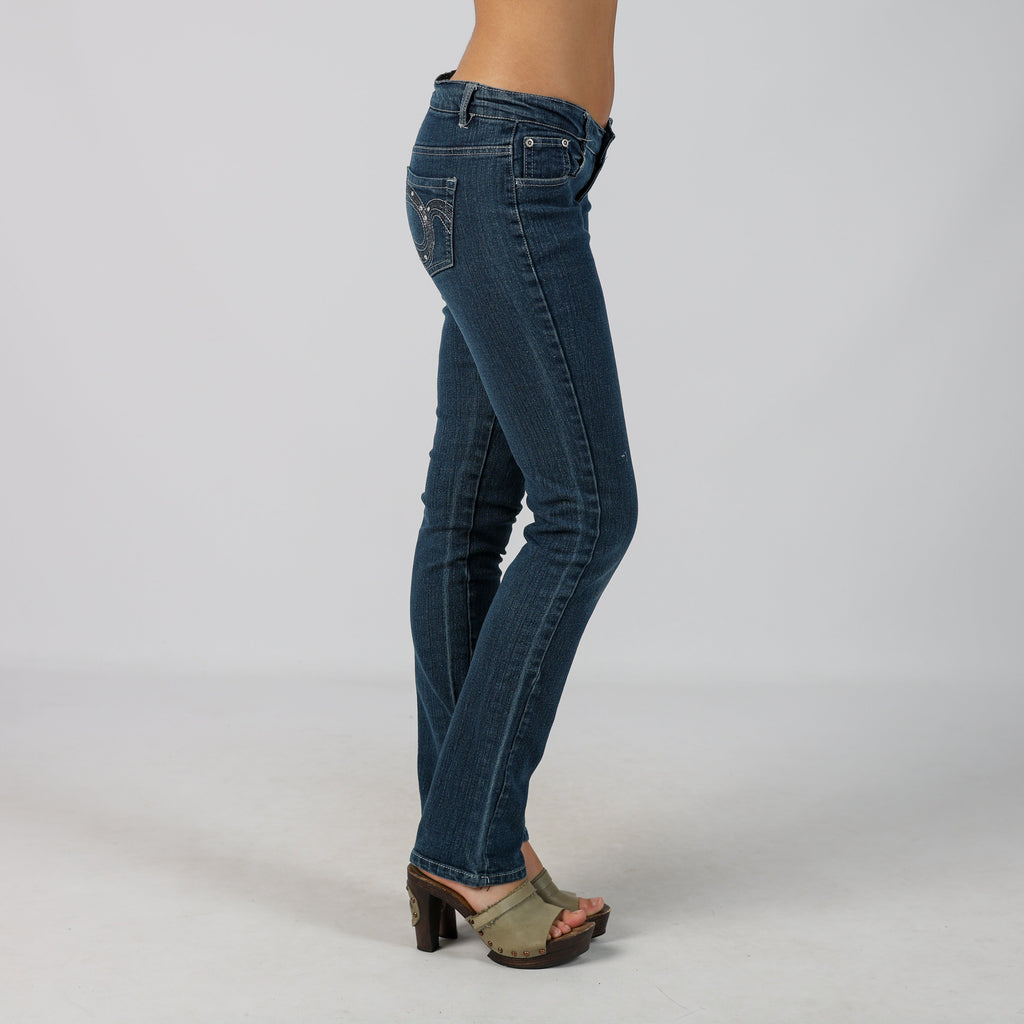 Blue Y2K Yom Yom Bootcut Jeans (M)