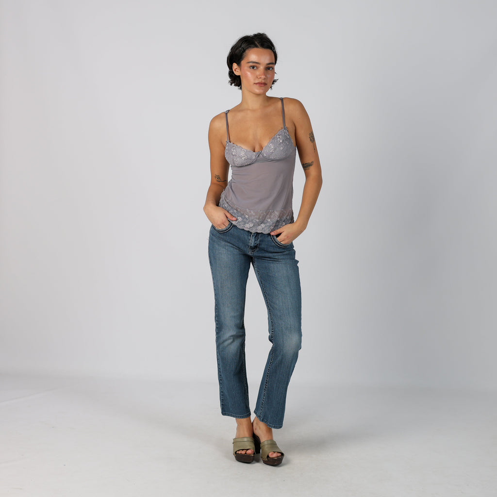 Blue Y2K Ethyl Jeans Bootcut Jeans (S)