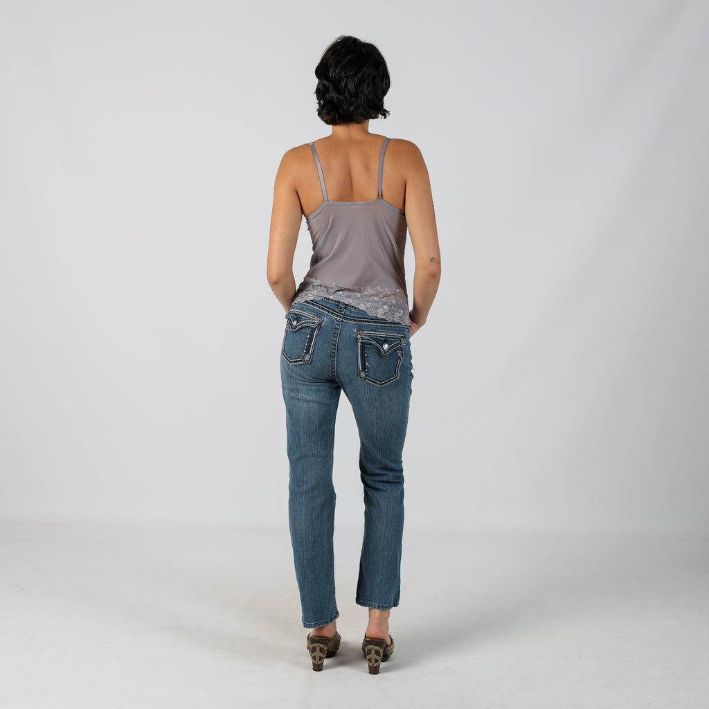 Blue Y2K Ethyl Jeans Bootcut Jeans (S)
