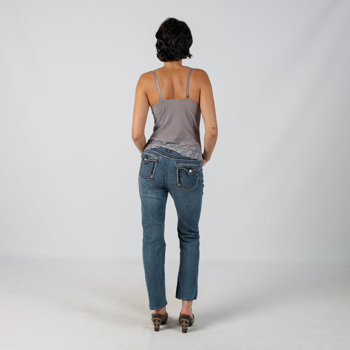 Blue Y2K Ethyl Jeans Bootcut Jeans (S)