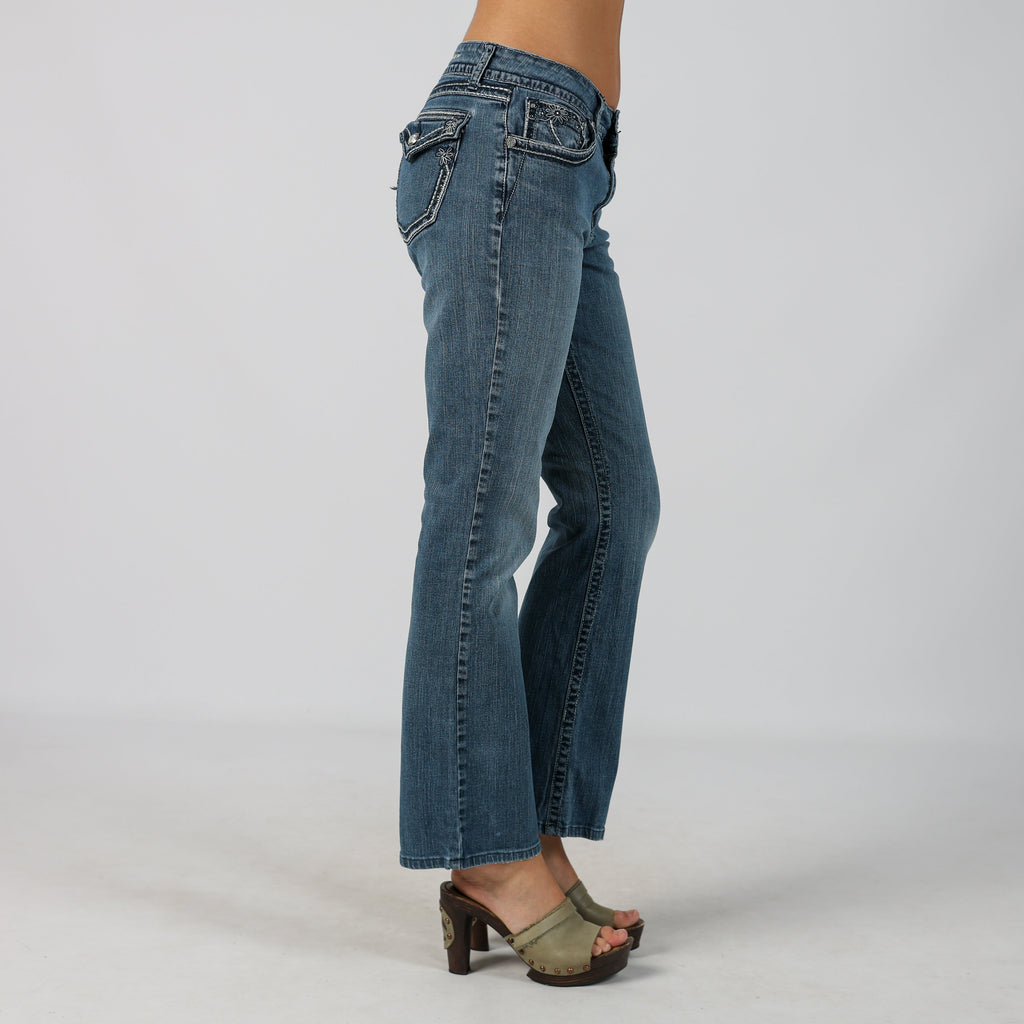Blue Y2K Ethyl Jeans Bootcut Jeans (S)