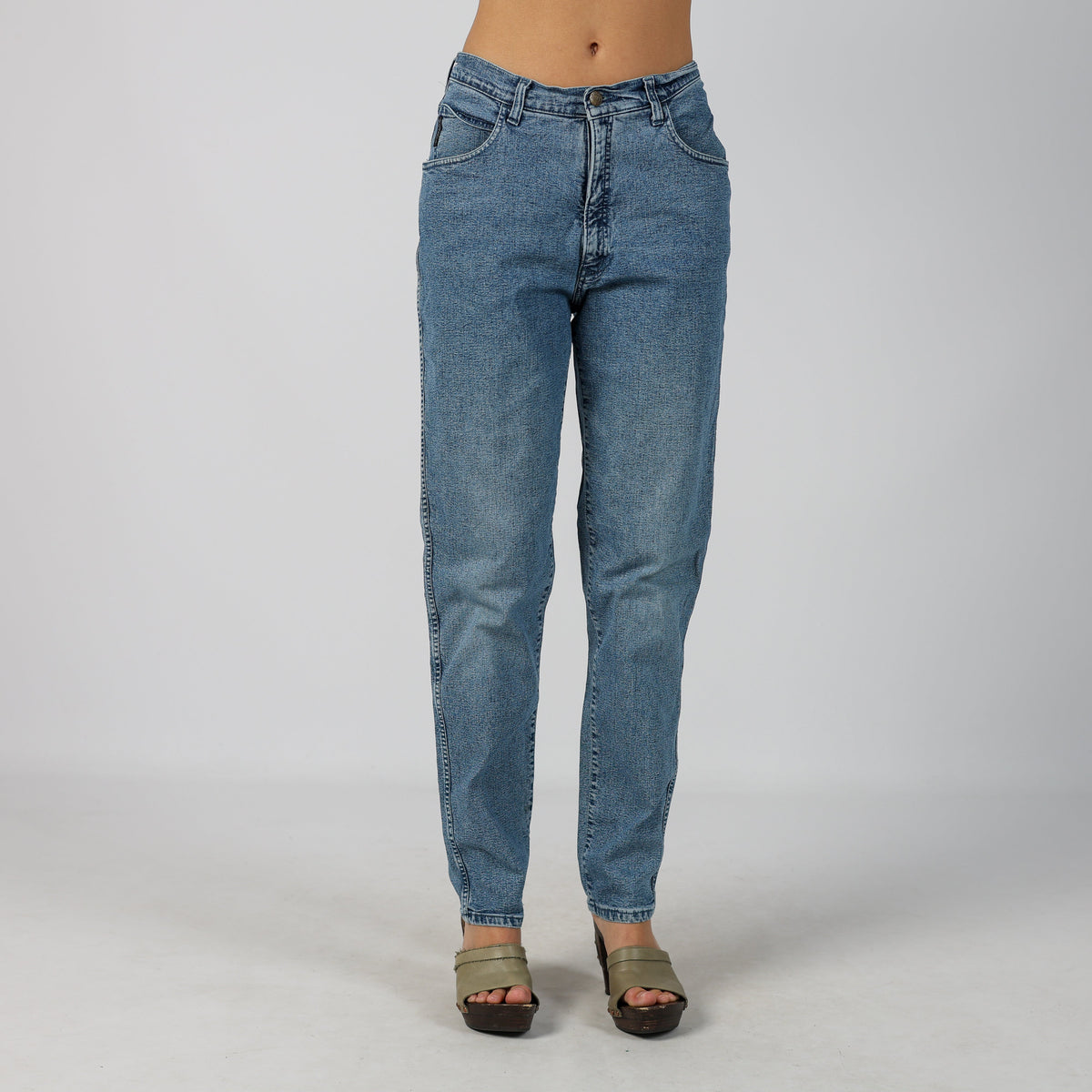 Blue Y2K Armani Jeans Mom Jeans (S)