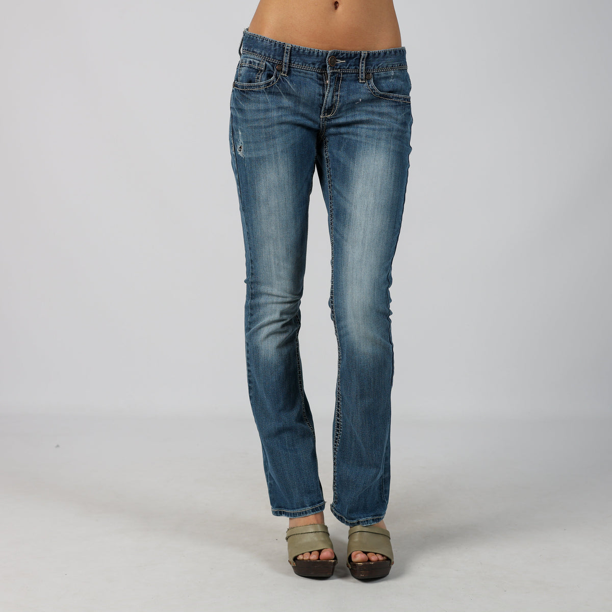 Blue Y2K Maurices Bootcut Jeans (M)