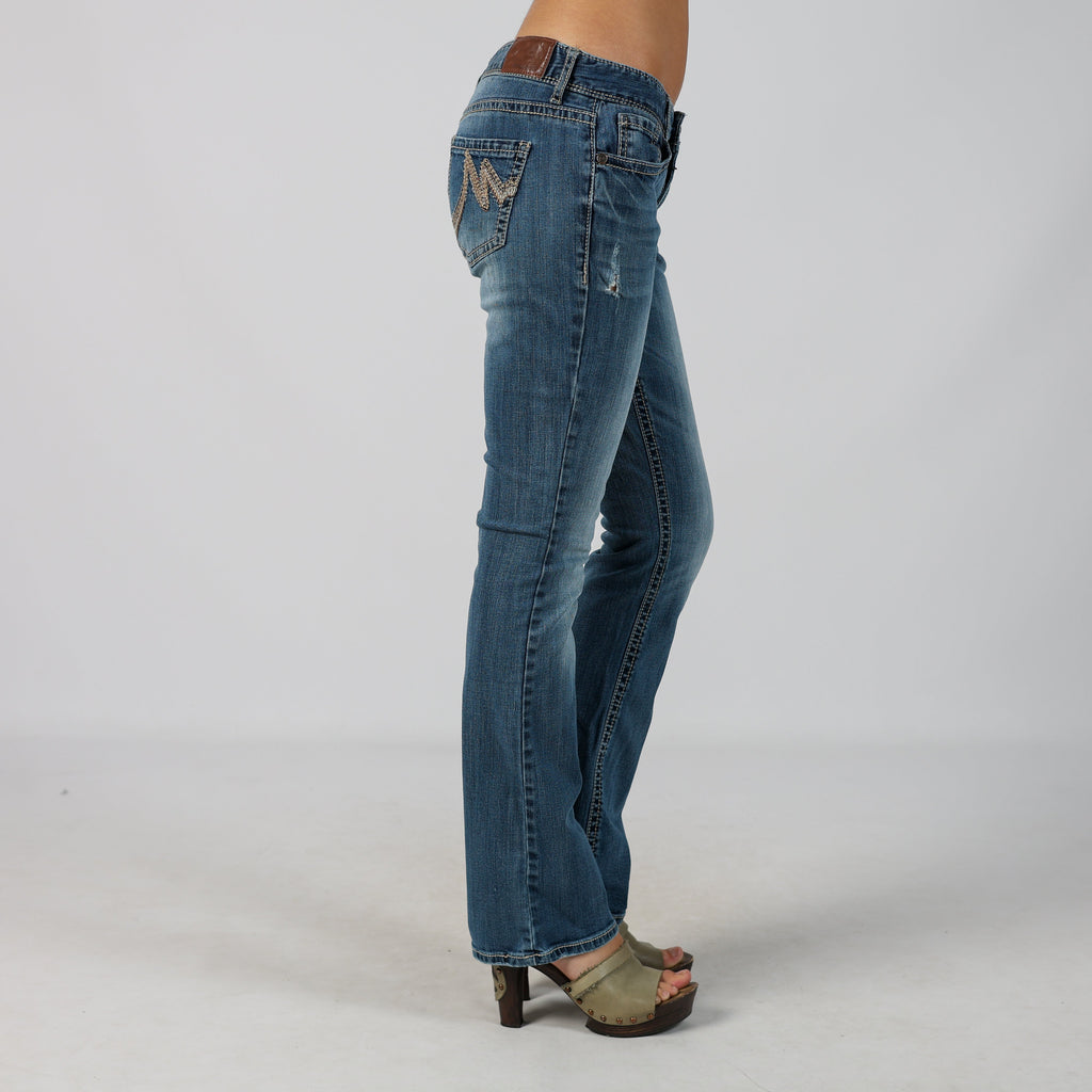 Blue Y2K Maurices Bootcut Jeans (M)