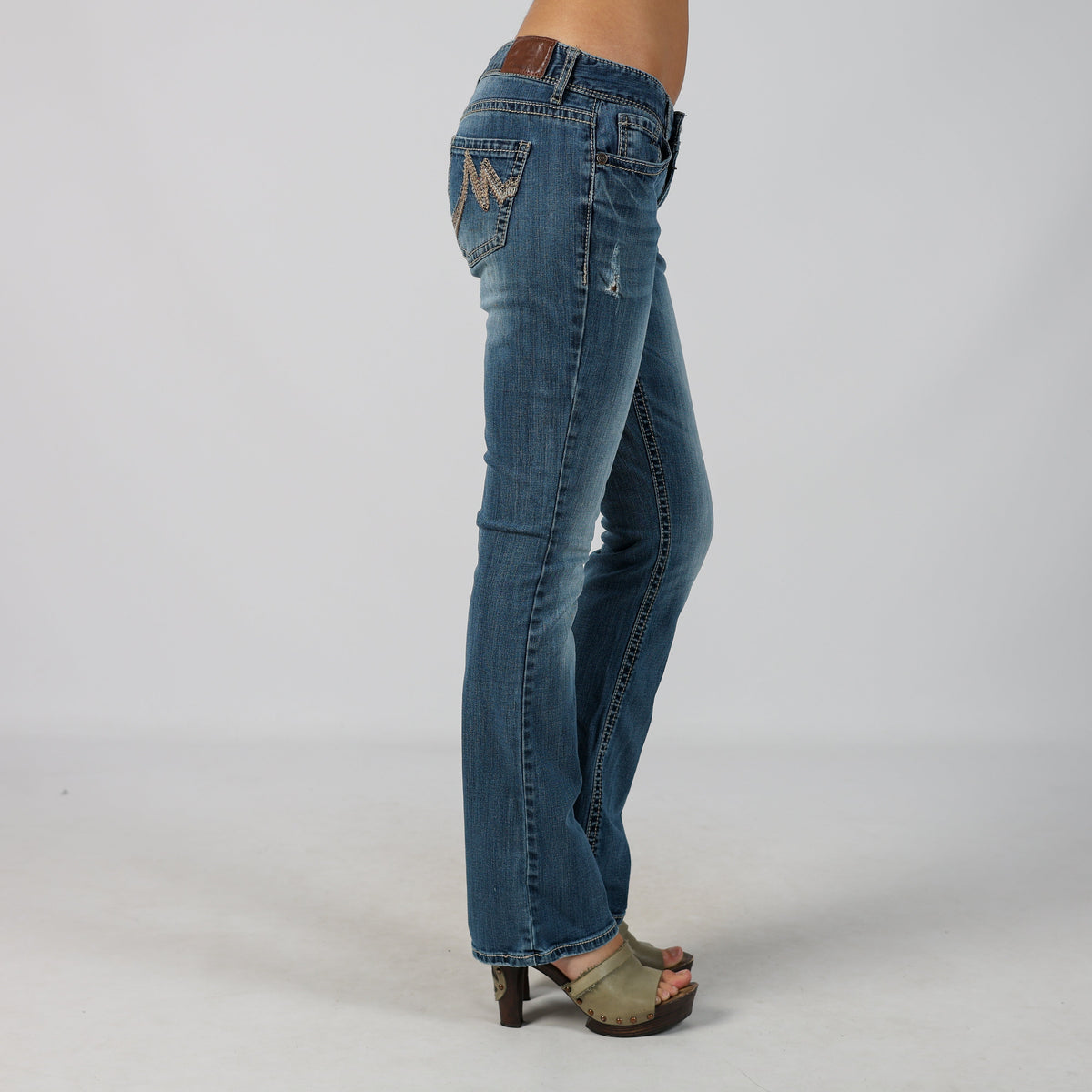 Blue Y2K Maurices Bootcut Jeans (M)