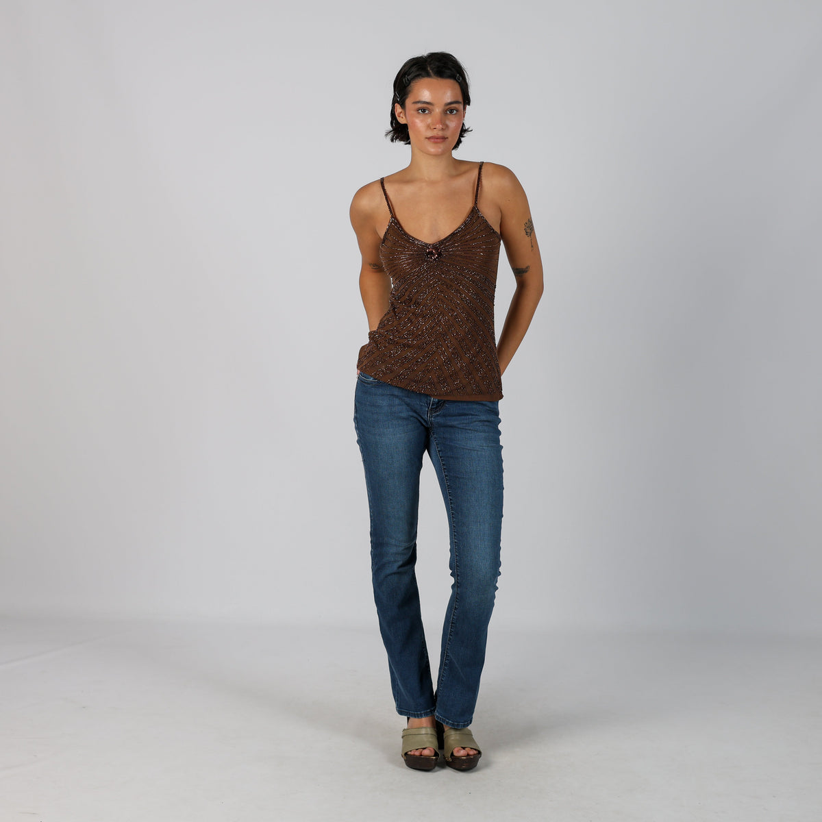 Blue Y2K APT. 9 Bootcut Jeans (S)