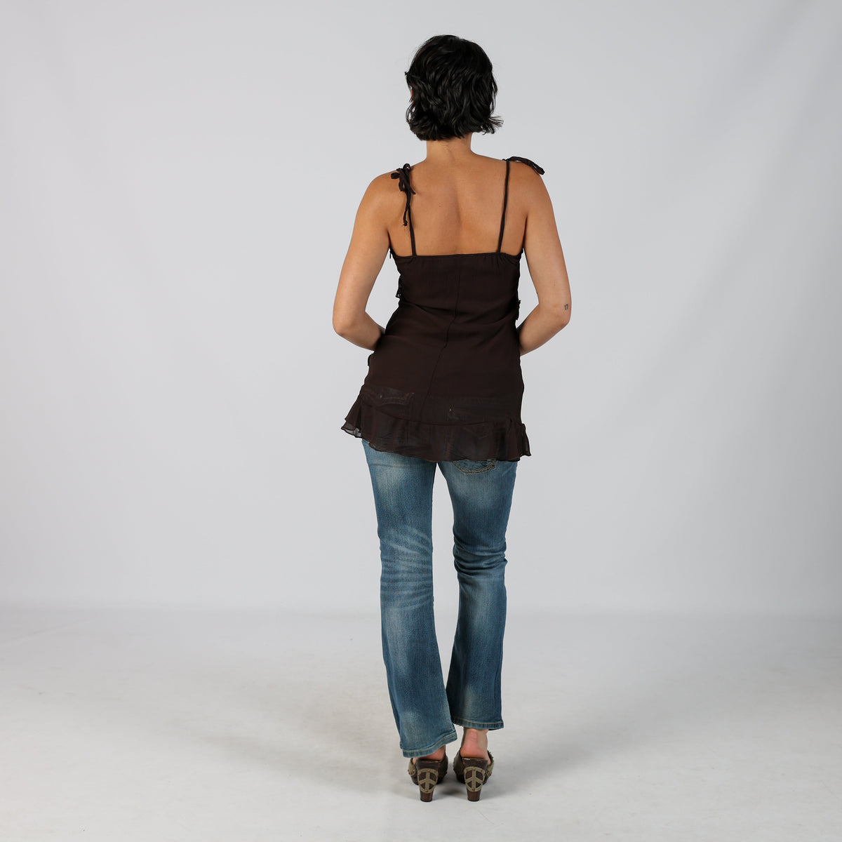 Blue Y2K Bootcut Jeans (M)