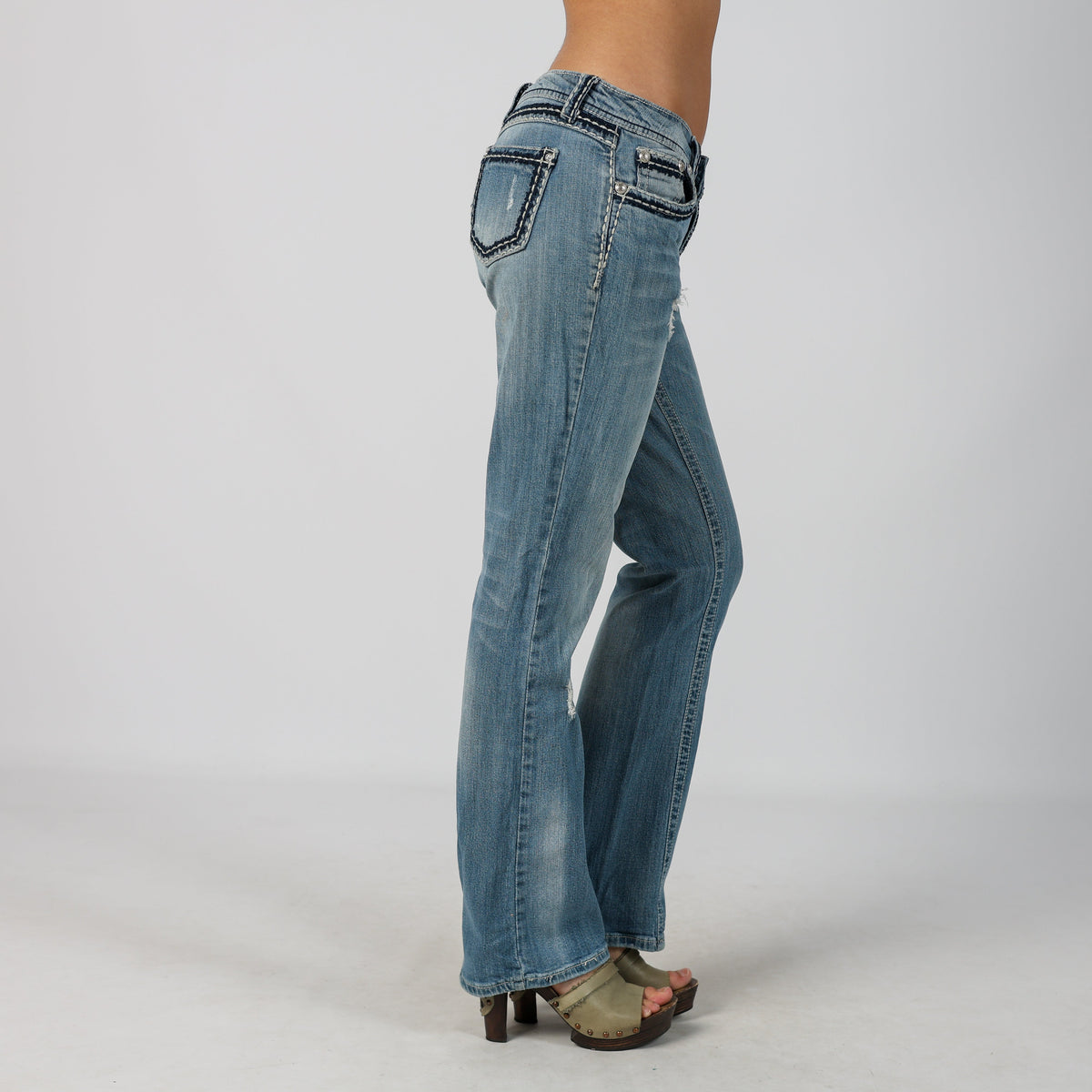 Blue Y2K Suko Jeans Bootcut Jeans (S)