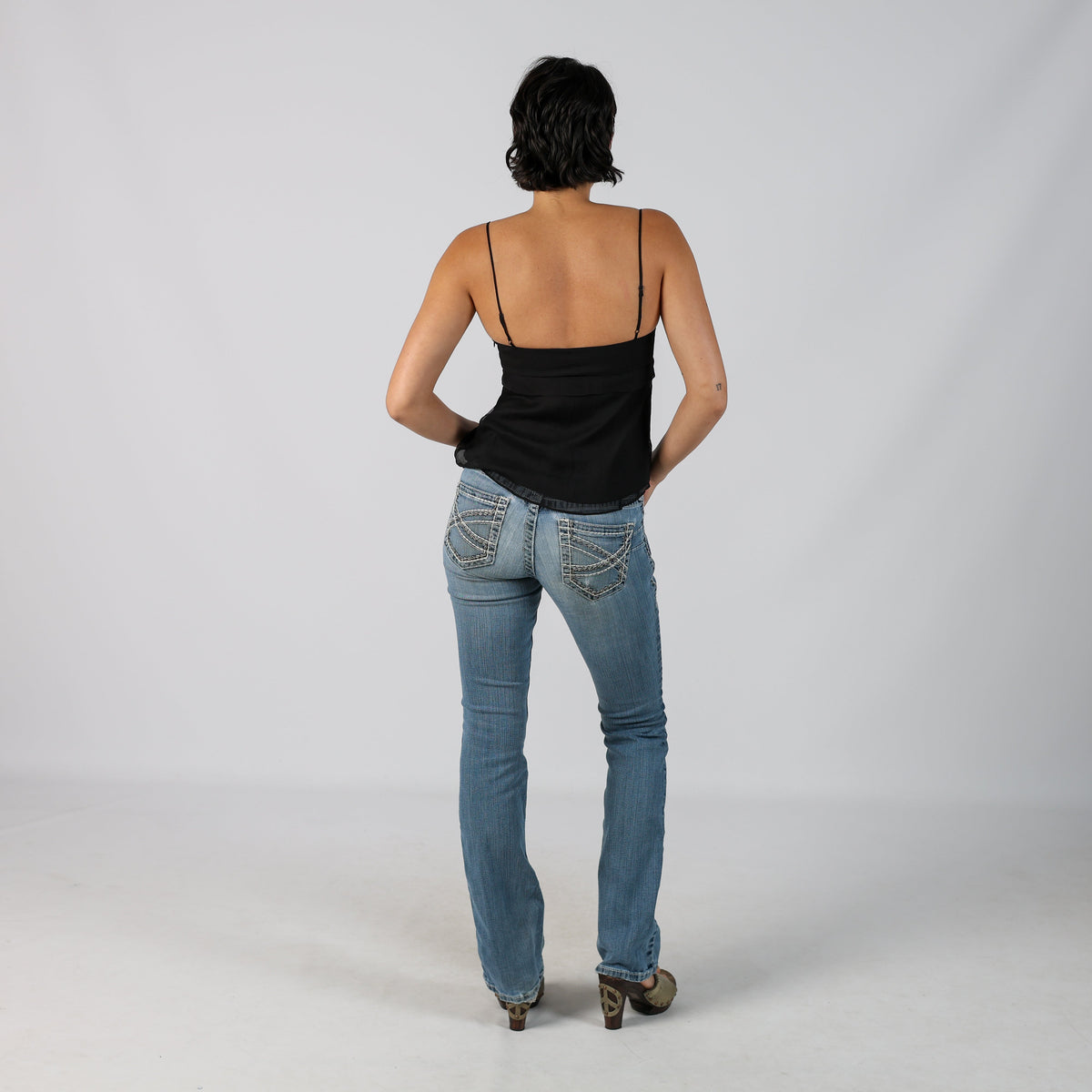 Blue Y2K Bootcut Jeans (XS)