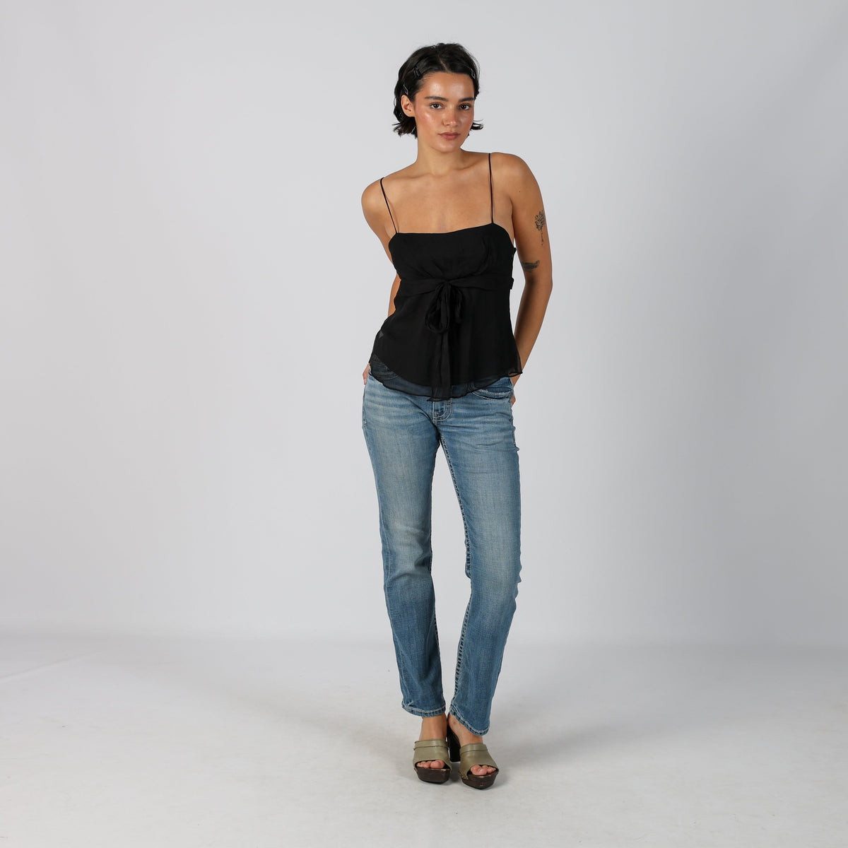 Blue Y2K Bootcut Jeans (S)
