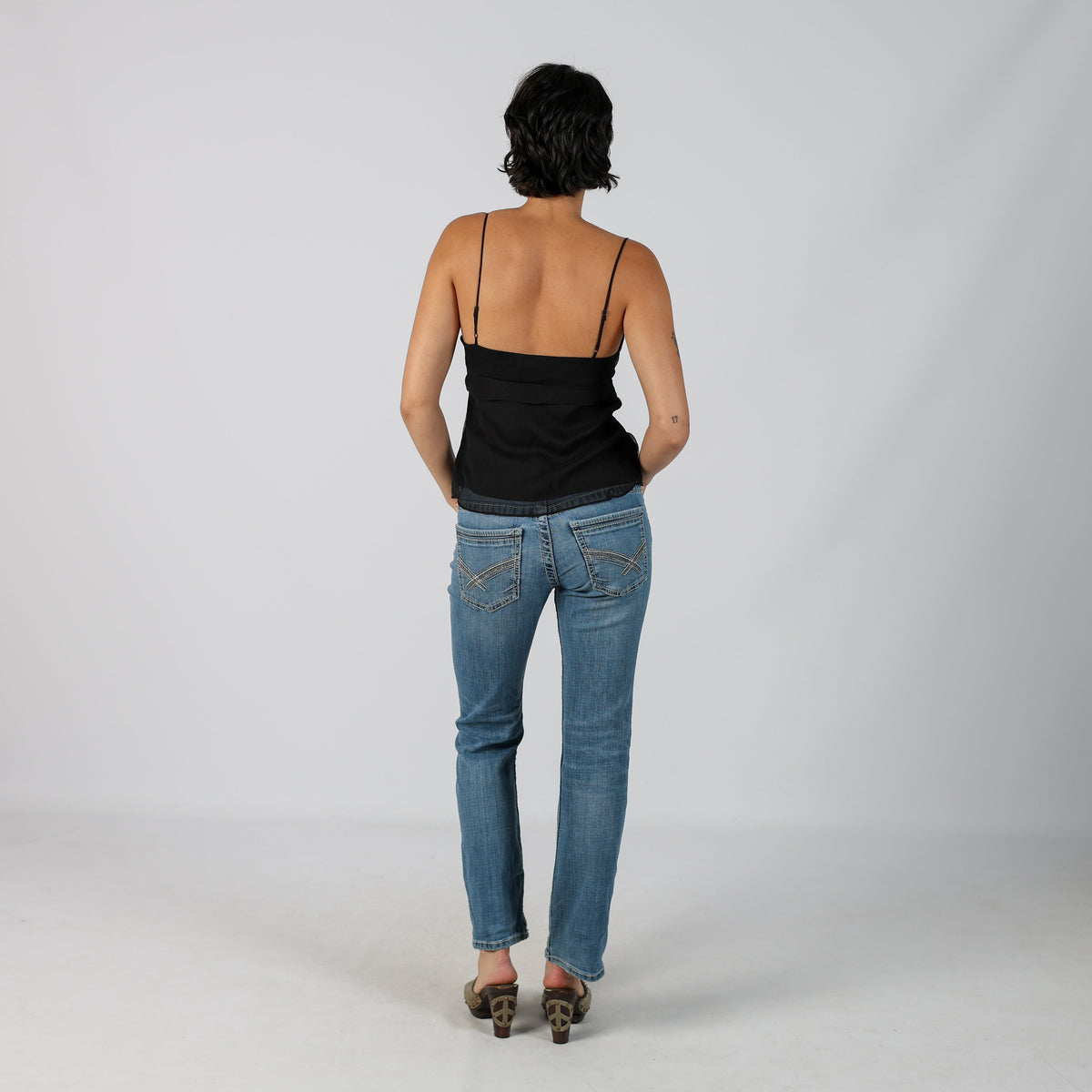 Blue Y2K Bootcut Jeans (S)