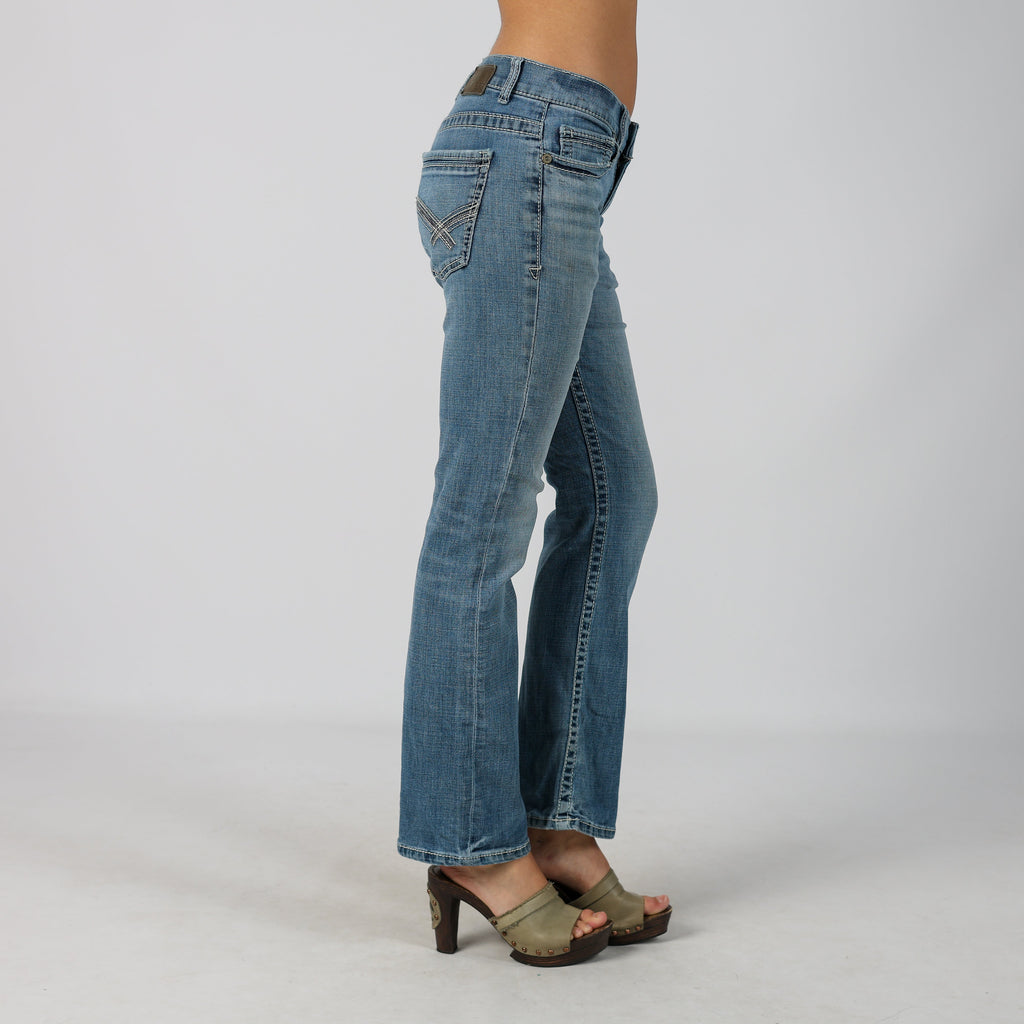 Blue Y2K Bootcut Jeans (S)