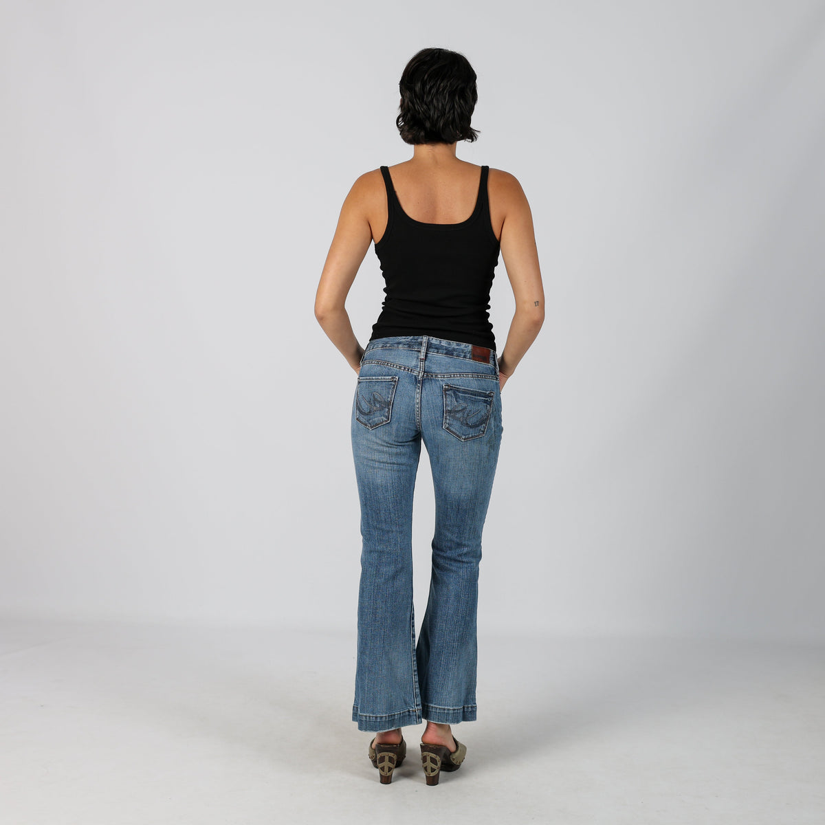 Blue Y2K Express Jeans Bootcut Jeans (M)