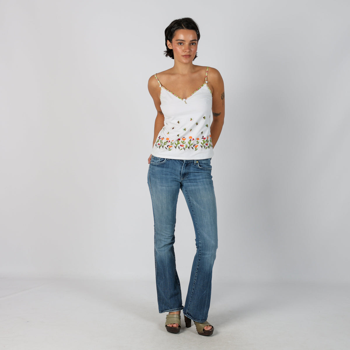 Blue Y2K For All Mankind Bootcut Jeans (M)