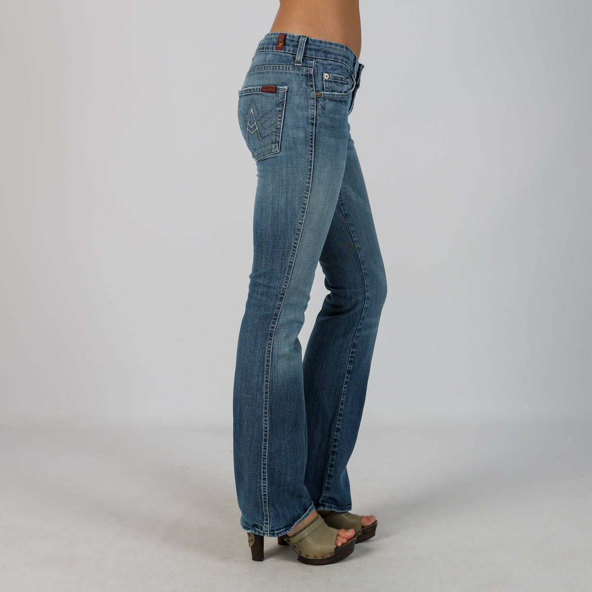 Blue Y2K For All Mankind Bootcut Jeans (M)