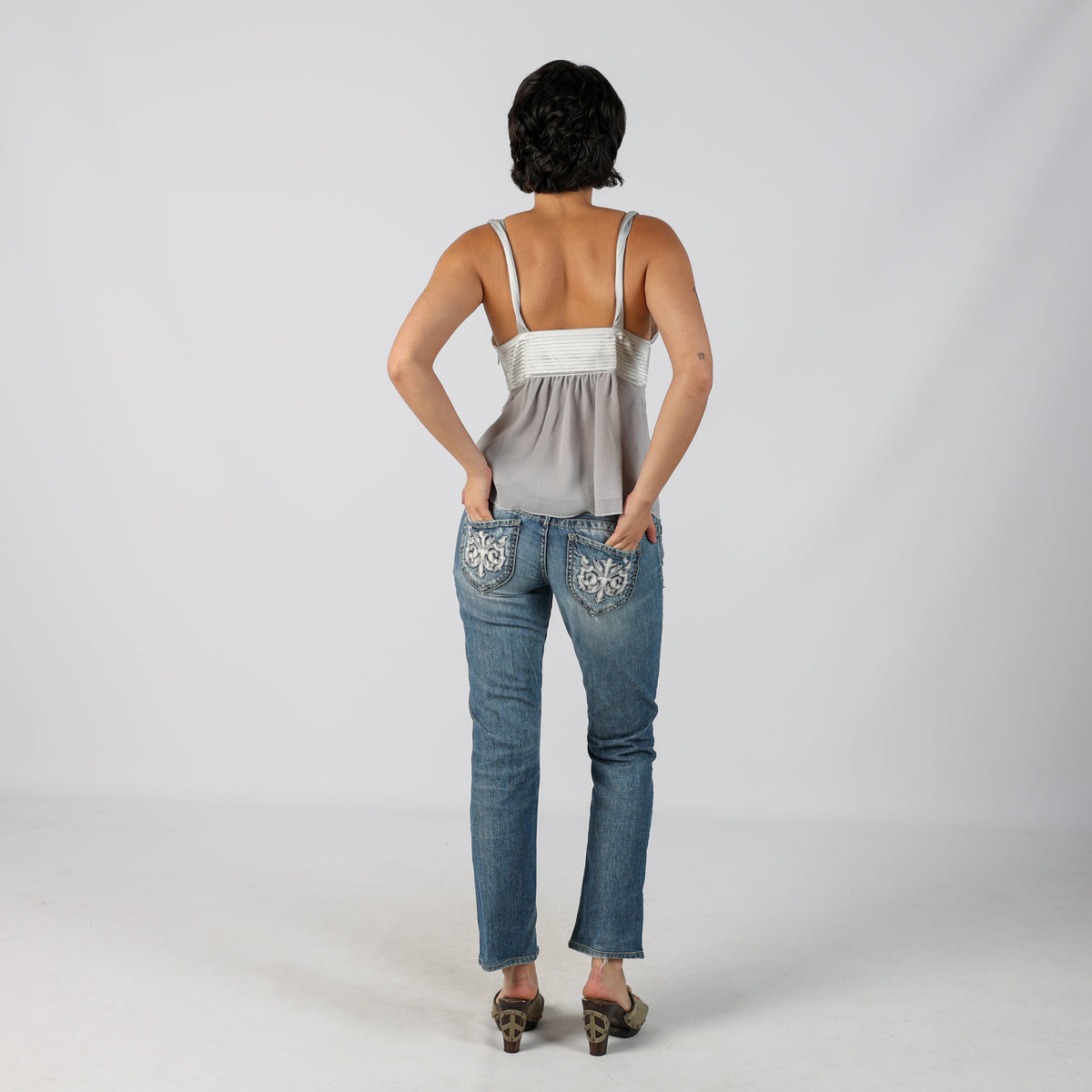 Blue Y2K Guess Jeans Bootcut Jeans (M)