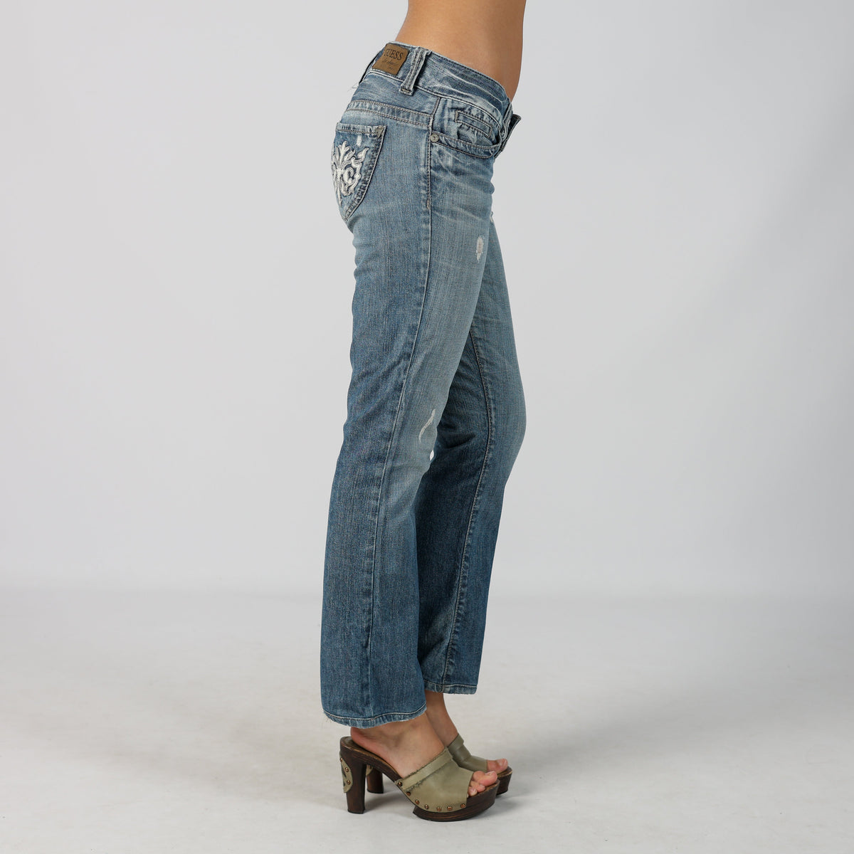 Blue Y2K Guess Jeans Bootcut Jeans (M)
