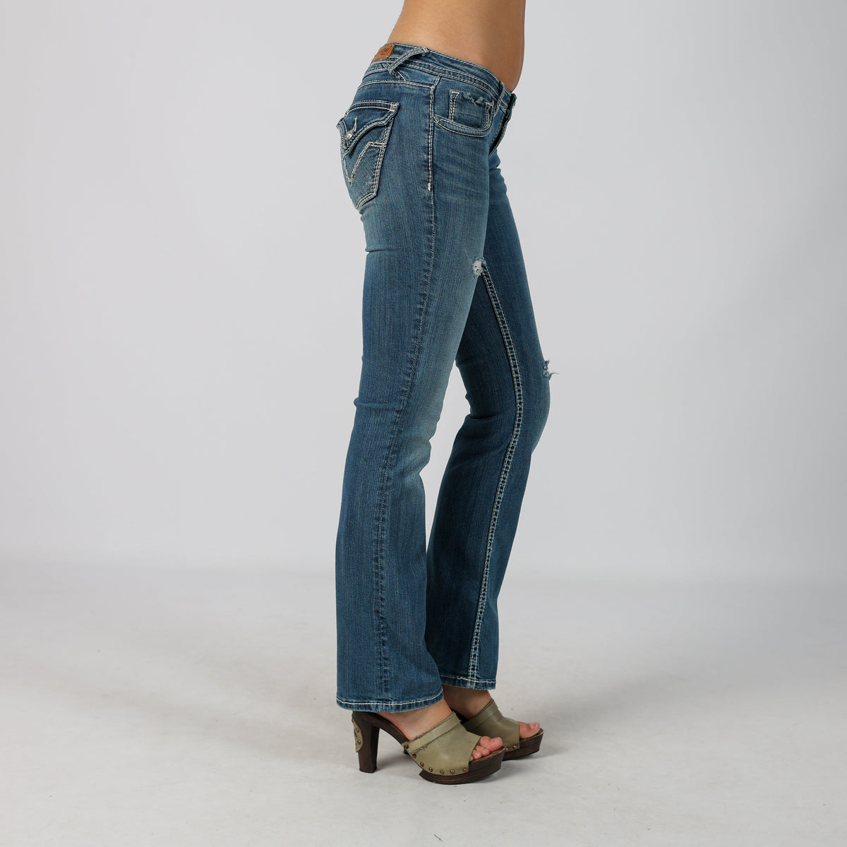 Blue Y2K Vigoss Bootcut Jeans (S)