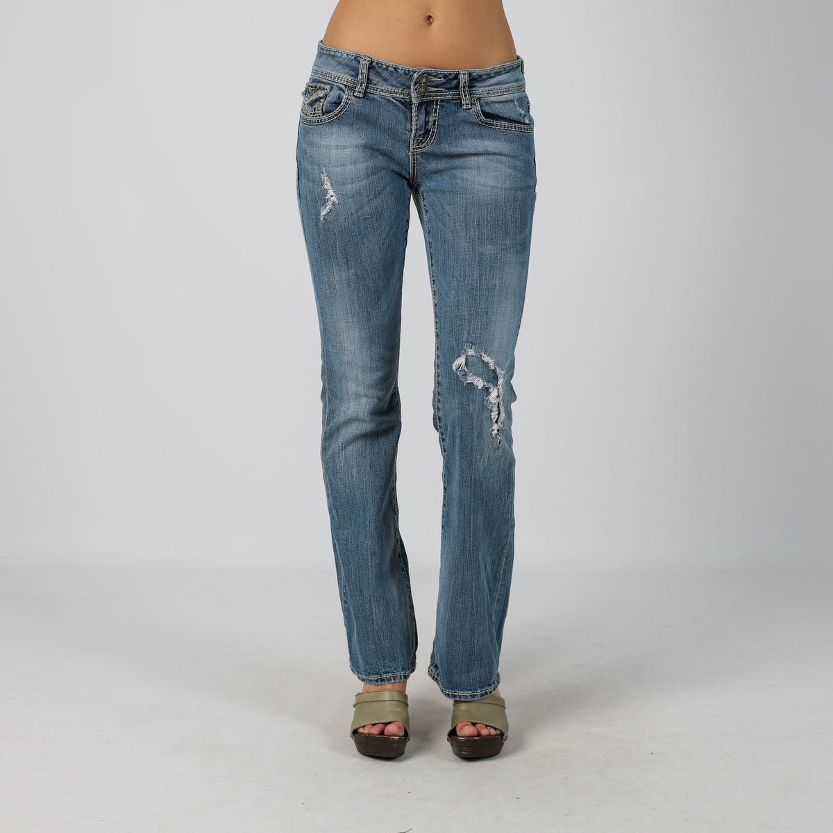 Blue Y2K Vigoss Bootcut Jeans (S)